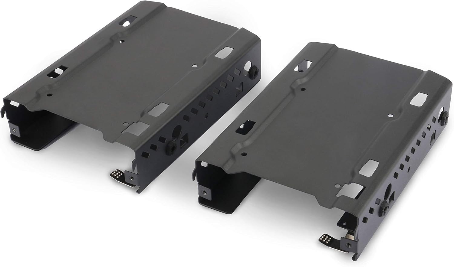 Duo Pack 3.5” Stackable HDD Bracket with Anti-Vibration for Stylish Storage