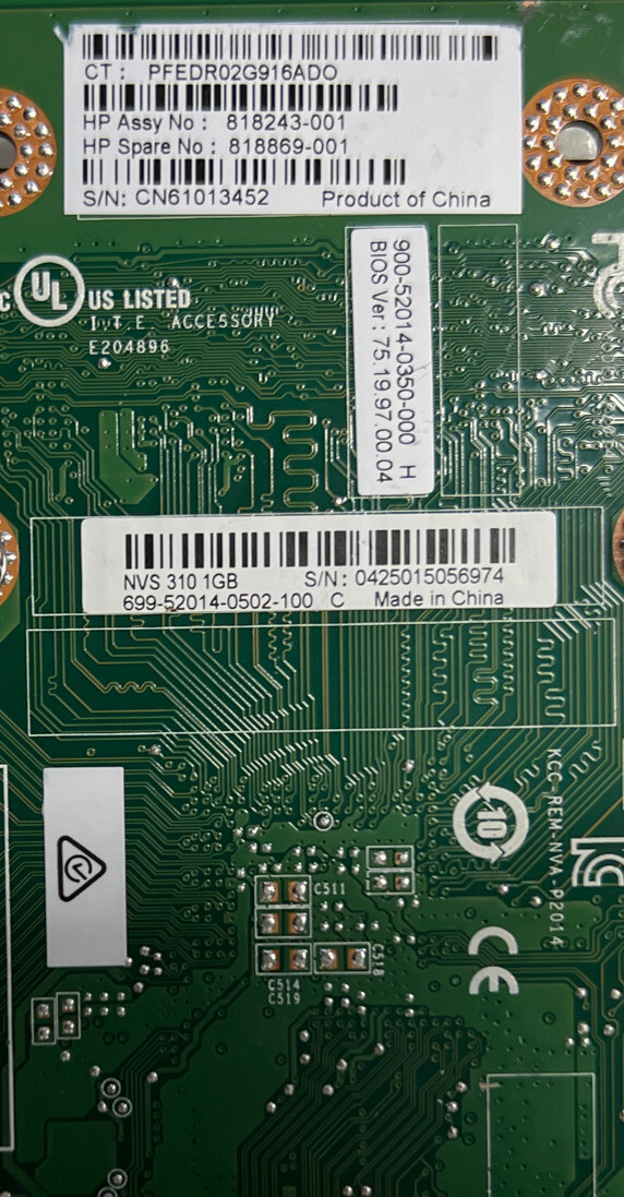 NVidia NVS 310 1GB