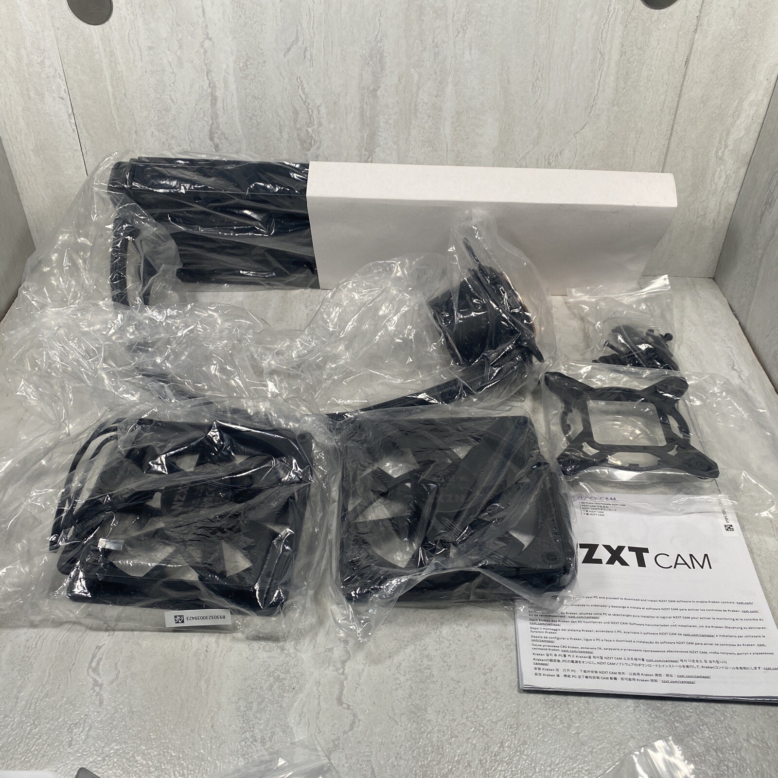 NZXT Kraken 240 2x120mm AiO Liquid CPU Cooler – Matte Black – Missing Parts