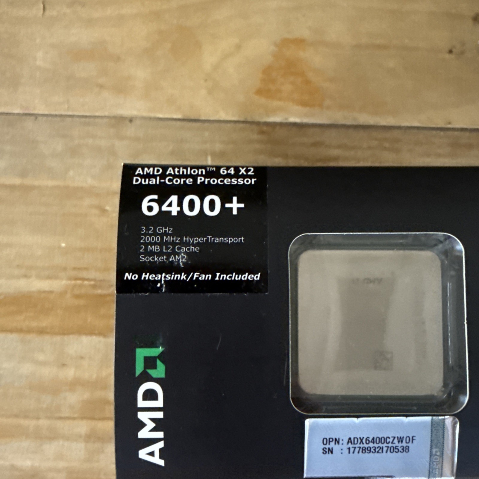 AMD Athlon 64 X2 6400+ 3.2 GHz Dual-Core Black Edition ADX6400CZWOF Processor
