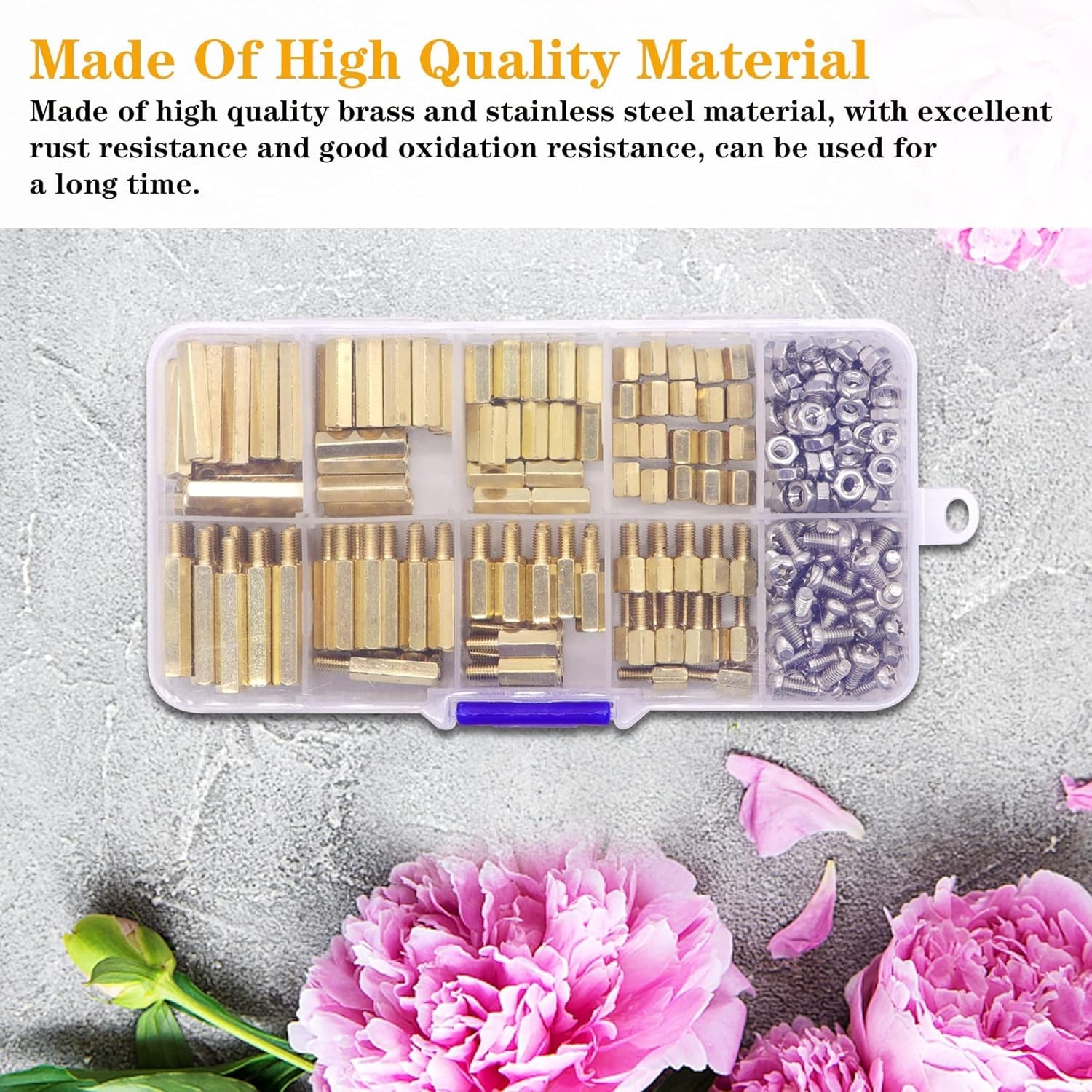 320PCs Brass Standoffs & Screws Kit for DIY Computer Build
