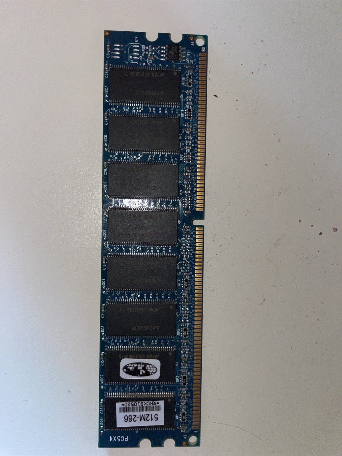 Dell 256MB DDR1 Desktop RAM PG5X4 184-Pin DIMM Memory Stick Vintage PC Parts