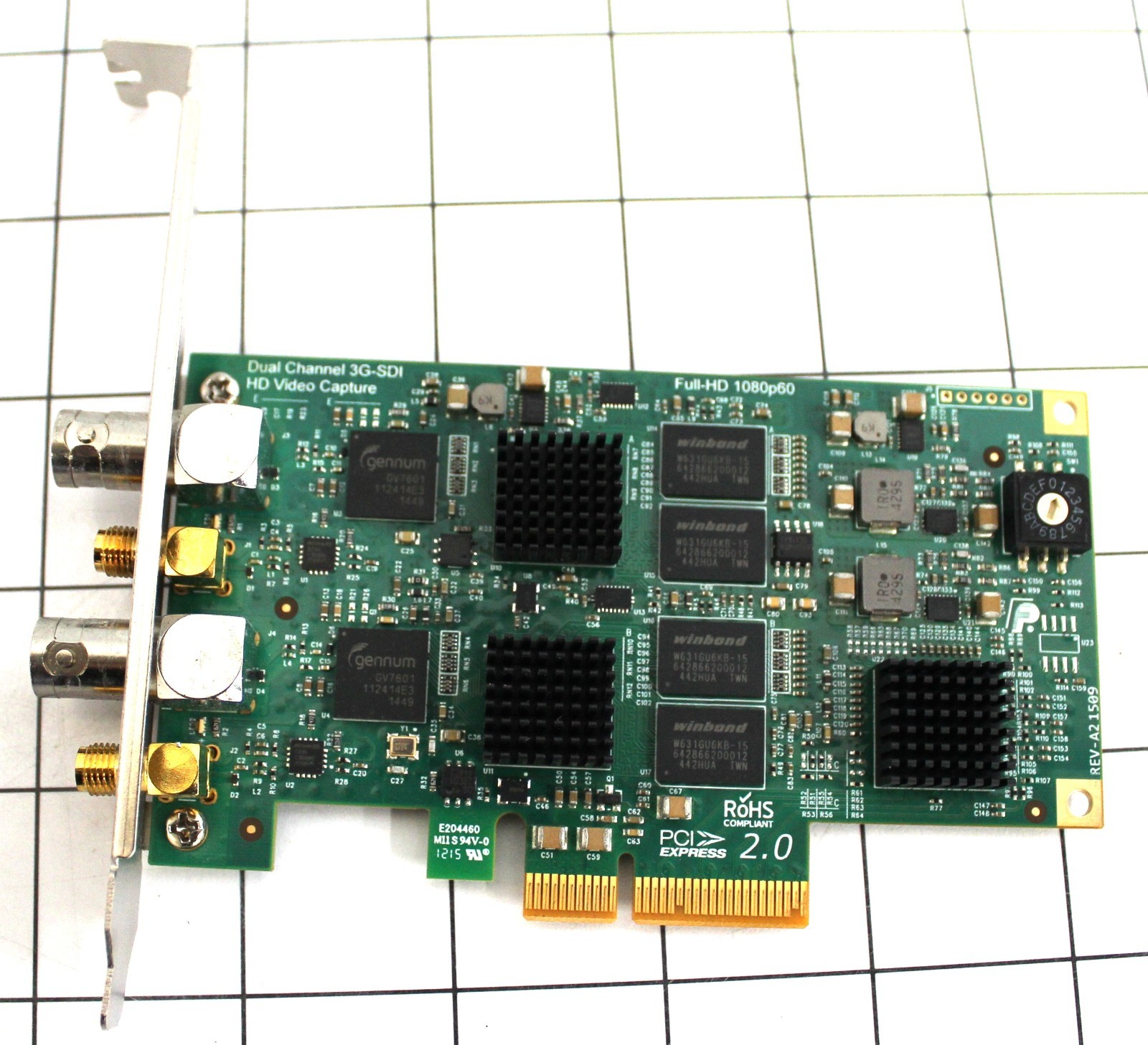 Dual Channel 3G-SDI HD Video Capture Card 11060