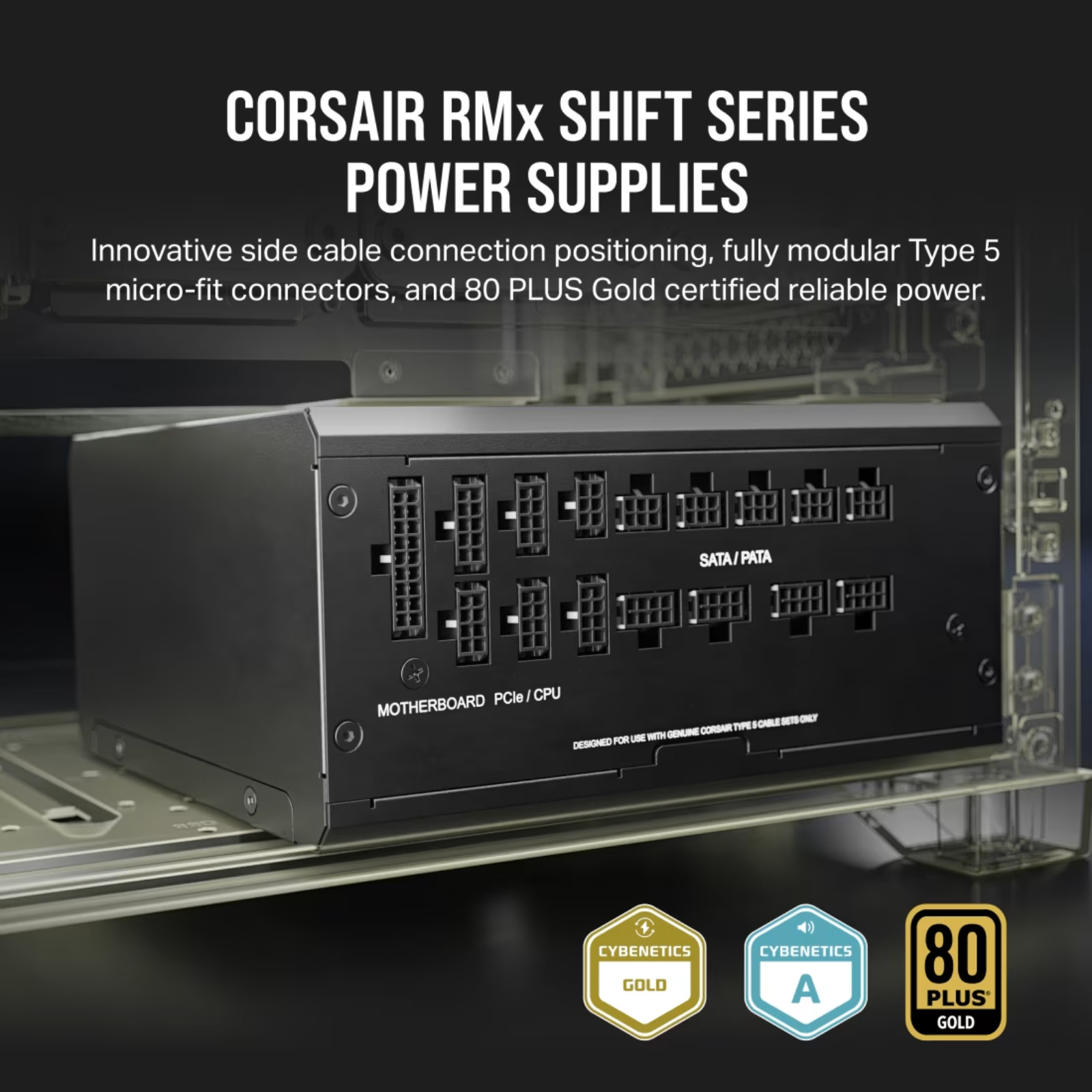 Corsair RM1200x SHIFT Fully Modular ATX Power Supply CP-9020254-NA