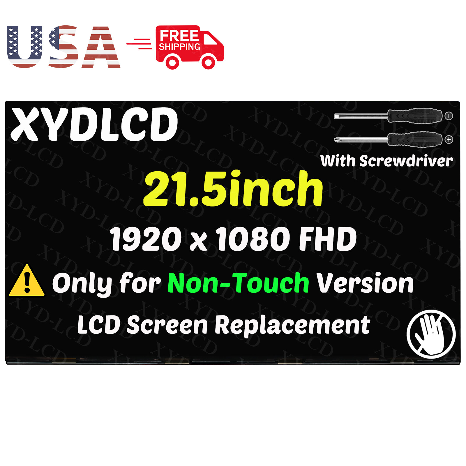 for HP 22-D 22-DD0224 All-In-One 21.5″ 22″ Borderless FHD LCD Screen Replacement