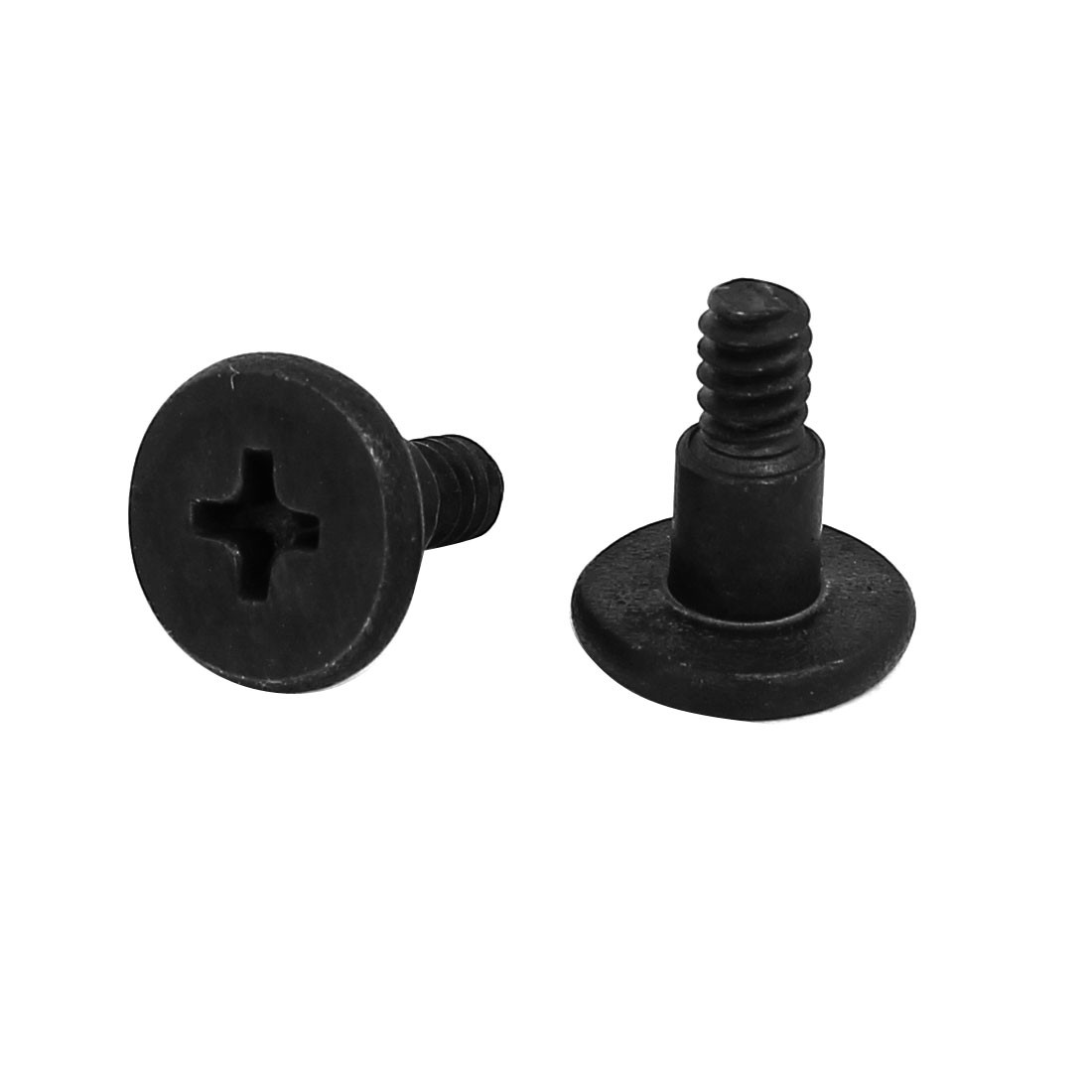 Phillips Flat Head Shockproof Laptop PC BoltsHard Screws Black 40pcs