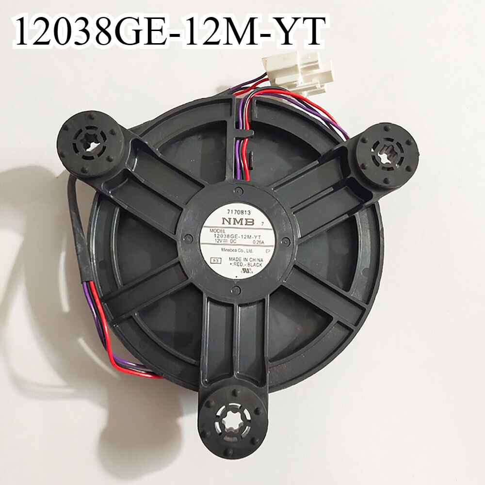 1X NMB 12038GE-12M-YT Built-in Fan for Refrigerator Cooling Fan DC12V 0.26A