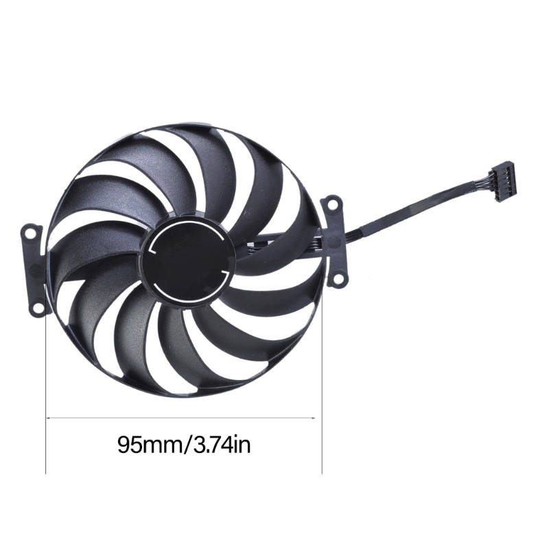95mm FDC10U12D9-C 6Pin VGA Fan Graphics Card Cooling Fan for GTX1650