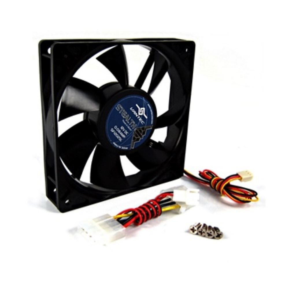 Vantec SF8025L 80mm x 25mm Stealth Silent Quiet Ball Bearing Computer Case Fan