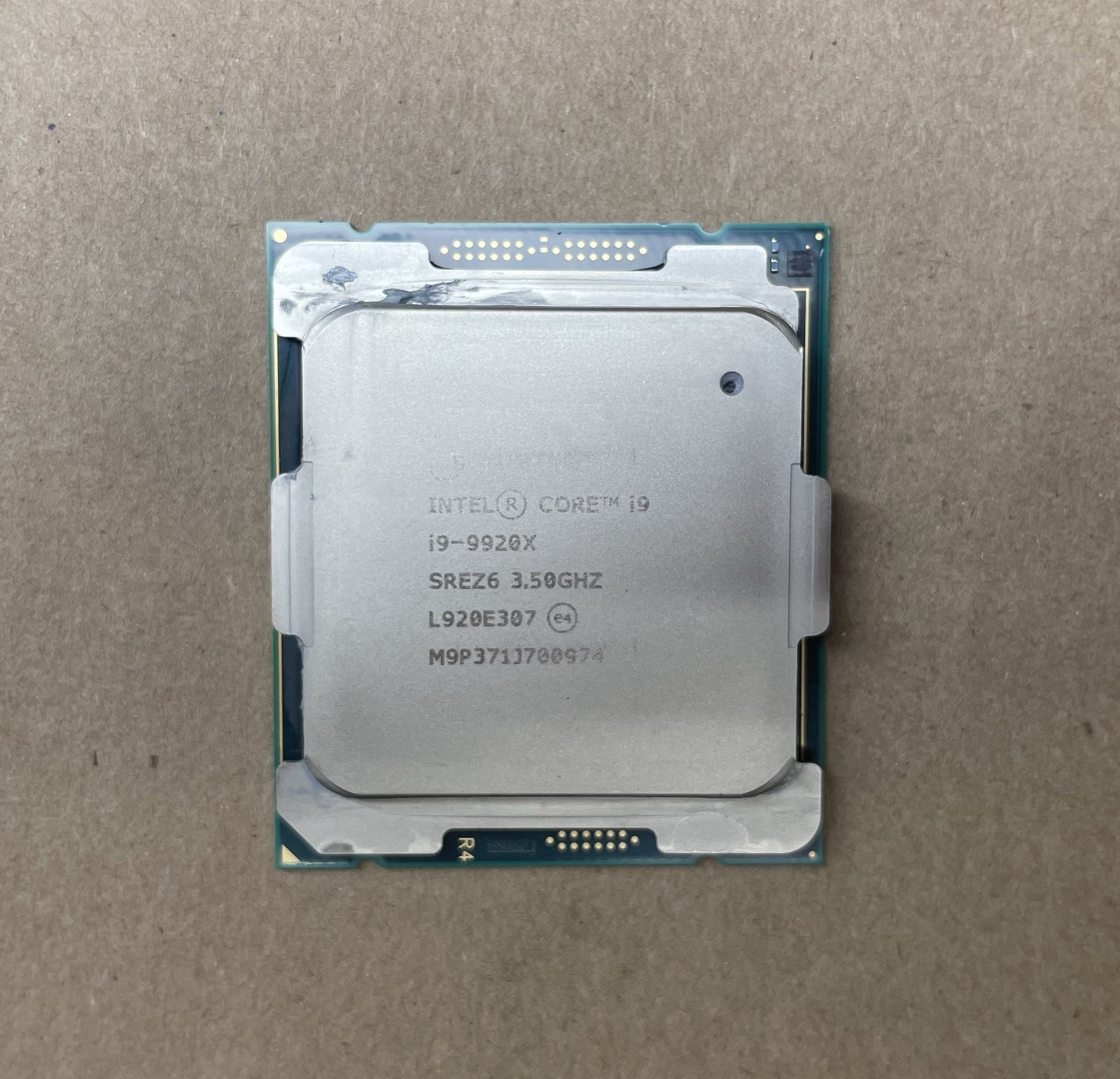Intel Core i9-9920X CPU | SREZ6 3.50GHz | 12 Core Processor | LGA 2066