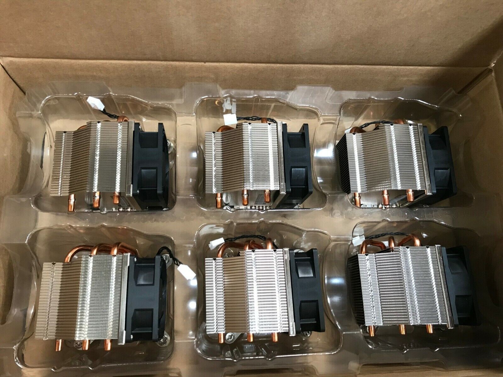 LOT 6 NEW GENUINE HP EliteDesk 600 800 G2 G3 Z240 MT SFF Heatsink Fan 810281-001