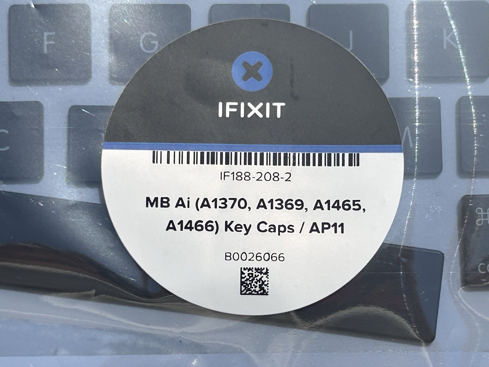 MacBook Air Key Caps IFIXIT Full Set A1370 A1369 A1465 A1466 2017 2016 2015 etc.