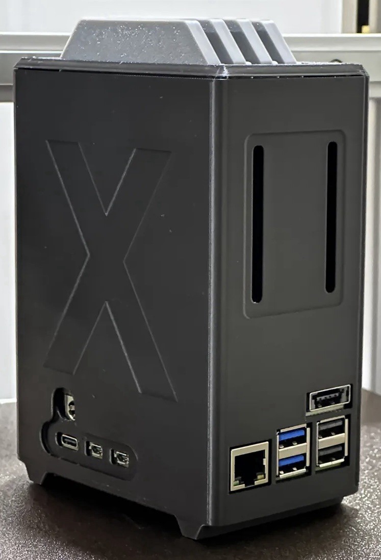 Raspberry pie 5 NAS enclosure case X
