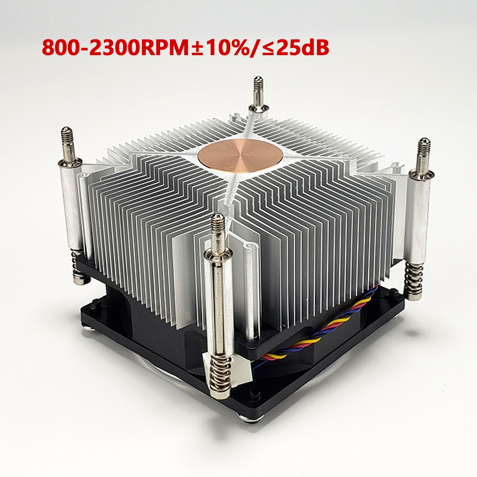 80MM CPU Air Cooler 4PIN PWM Cooling PC Radiator Fan for Intel 2011 X79 X99
