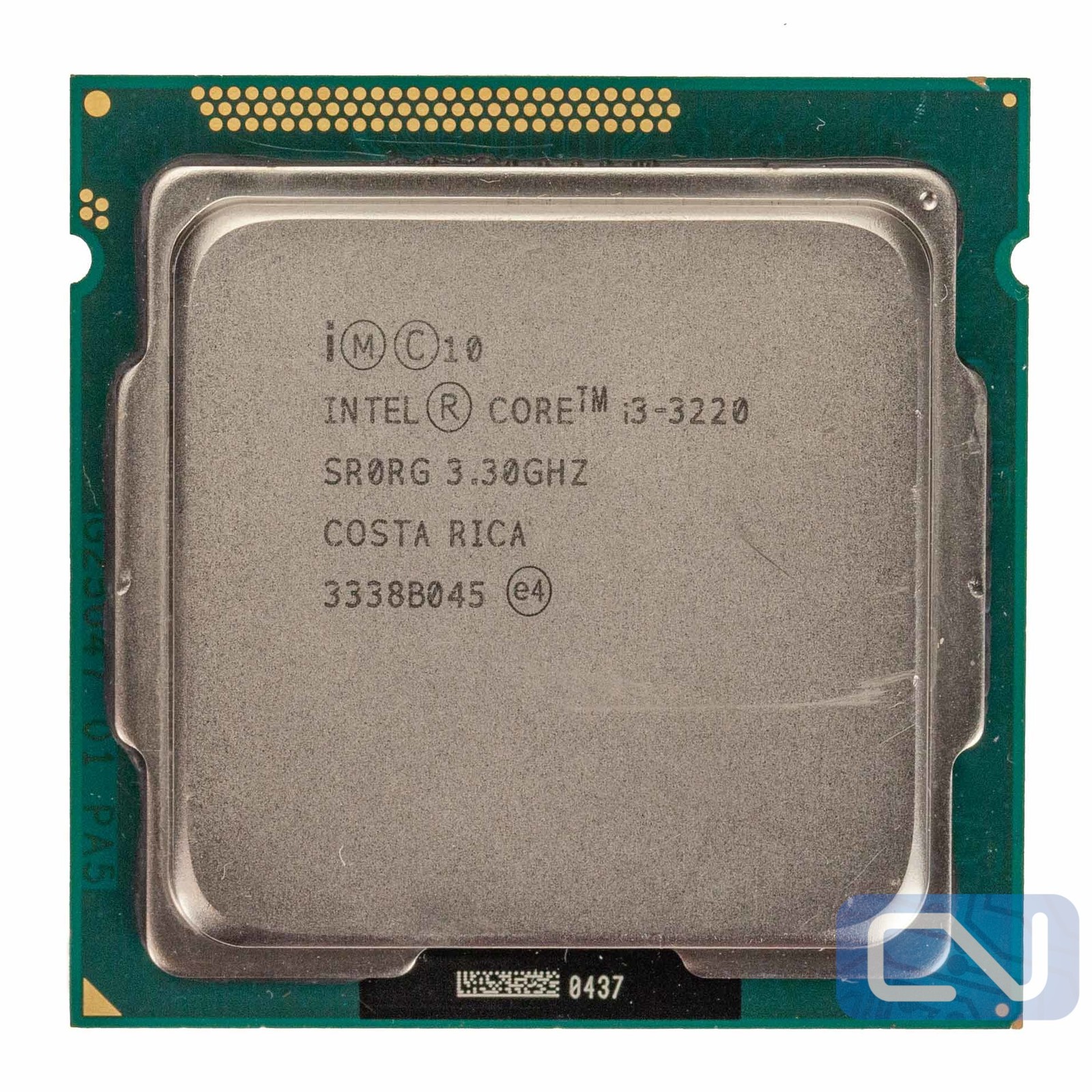 Intel Core i3-3220 3.3GHz 3MB 5.0GT/s SR0RG LGA 1155 B Grade CPU Processor