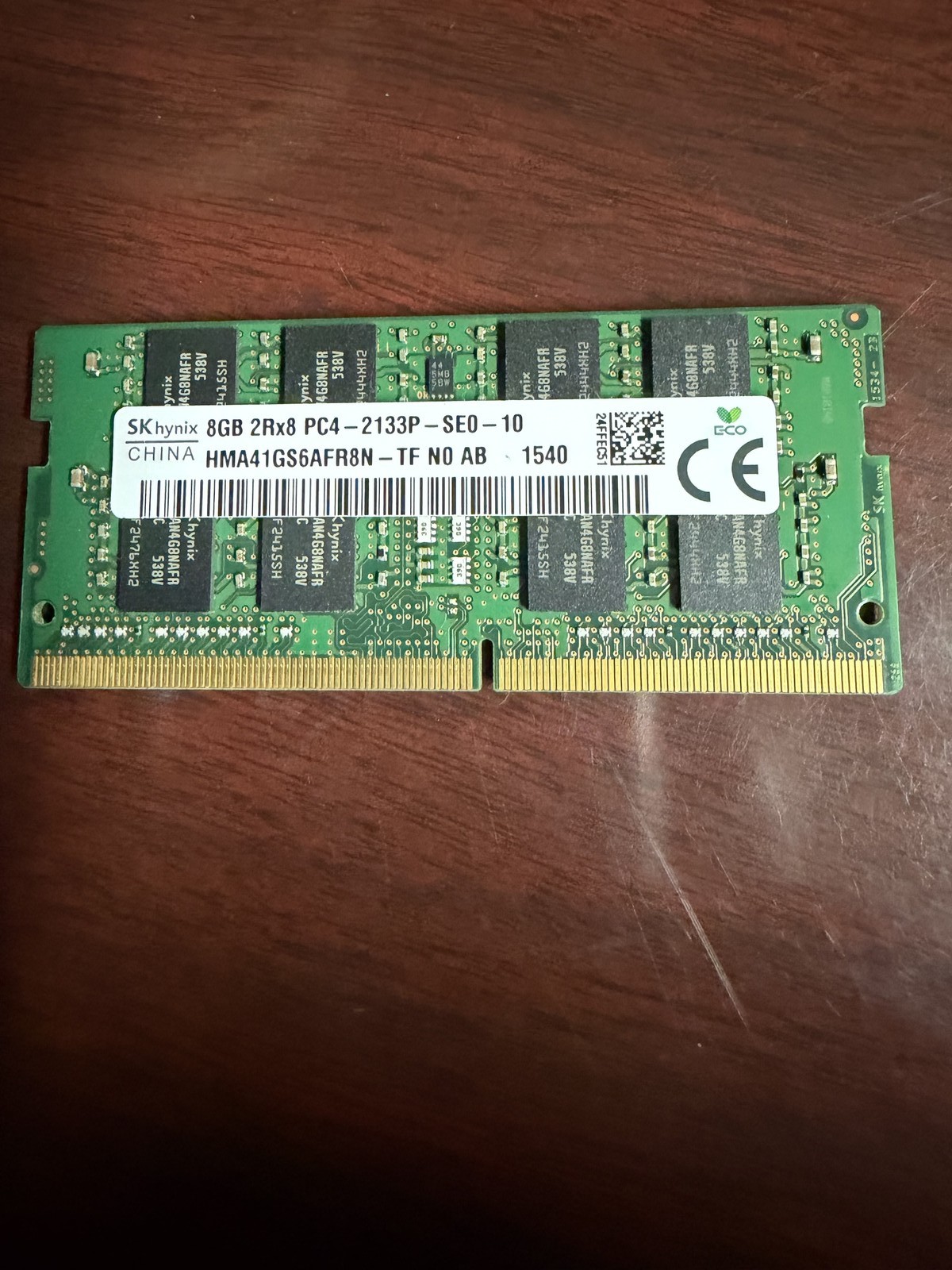 SK Hynix 8GB DDR4 2133MHz PC4-2133P 2Rx8 SODIMM Laptop Memory RAM HMA41GS6AFR8N