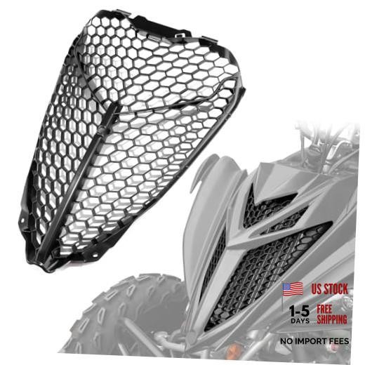 Raptor 700 700R Mesh Grill Radiator Guard Protector 13-25, Front Plastic