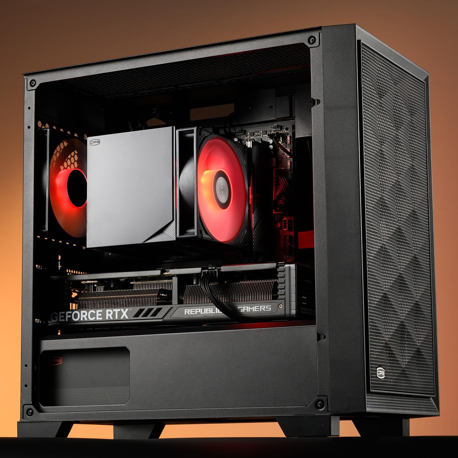 High-Performance CPU Air Cooler, Dual-Tower Heatsink, 120mm ARGB Fan, Intel & AM