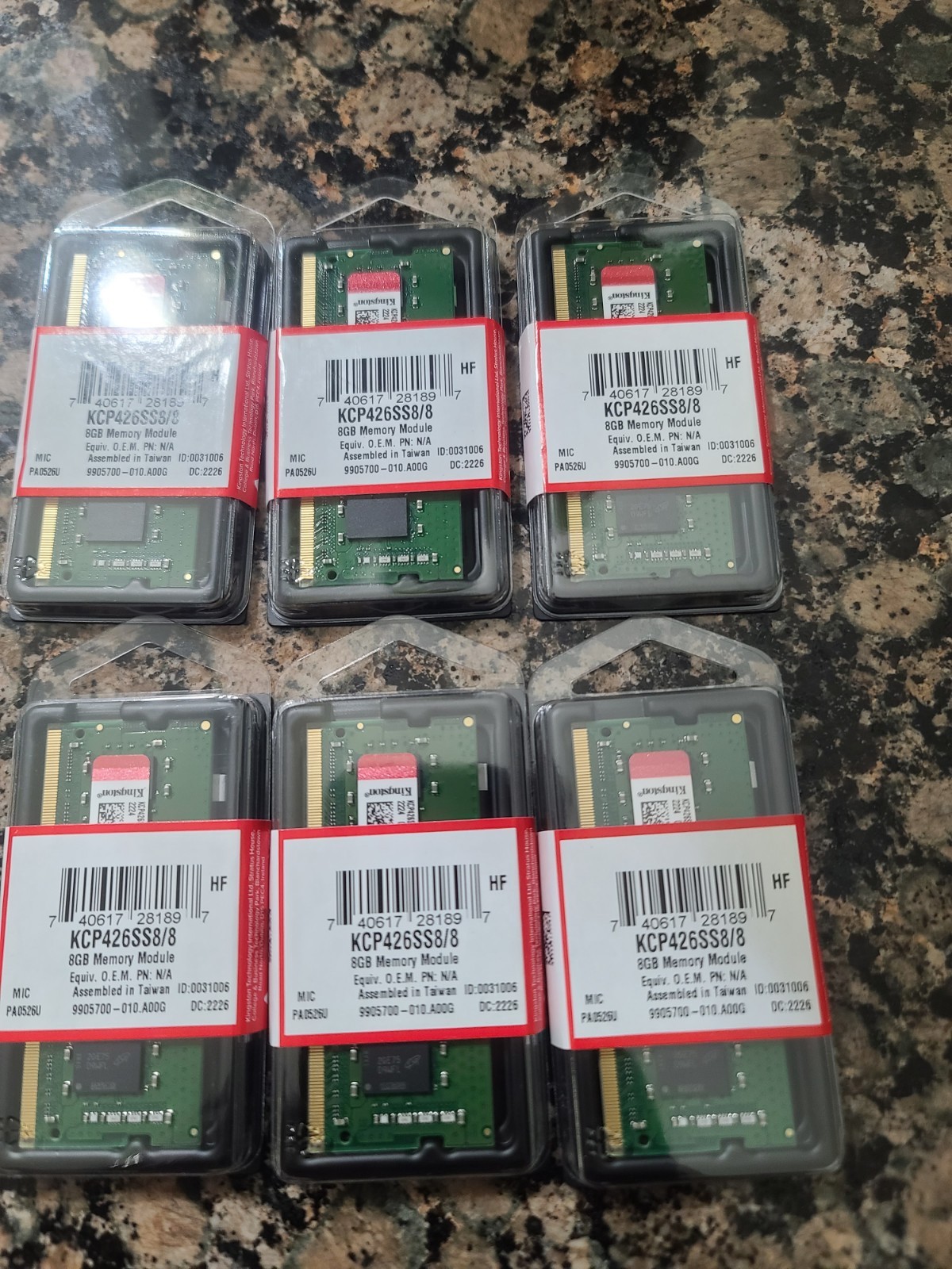 Kingston 8GB DDR4 2666 MHz PC4-21300 1Rx8 SODIMM Laptop Memory RAM (KCP426SS8/8)