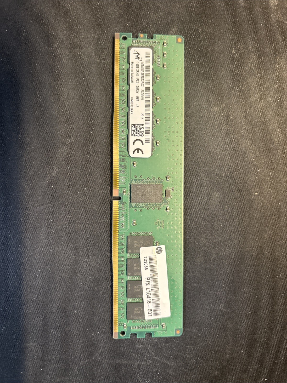 Micron 16GB DDR4 2933 PC4-23400 ECC RDIMM Server RAM MTA18ASF2G72PDZ-2G9E1VI