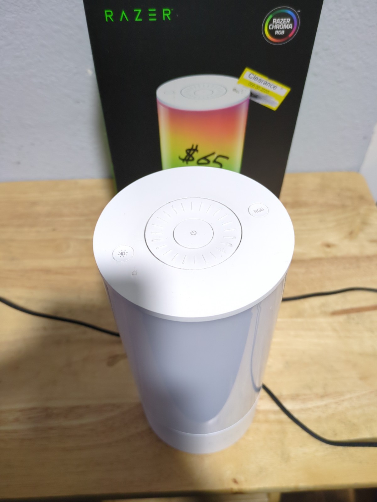 Razer Aether Lamp Pro Customizable RGB LED Lamp