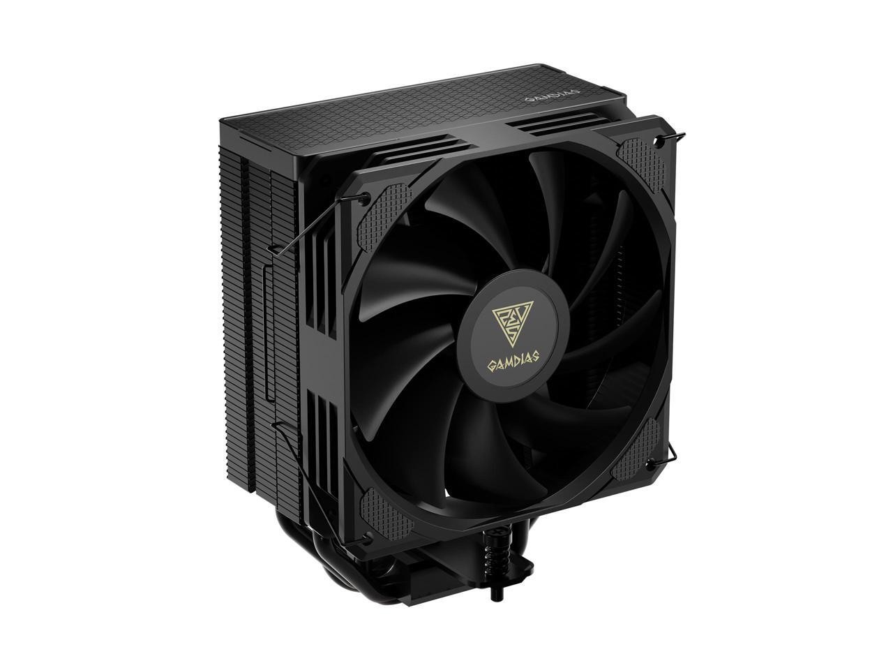 Gamdias BOREAS E1-410 CPU AMD & Intel air cooler, 4 Copper Heat-Pipes. 120mm PWM