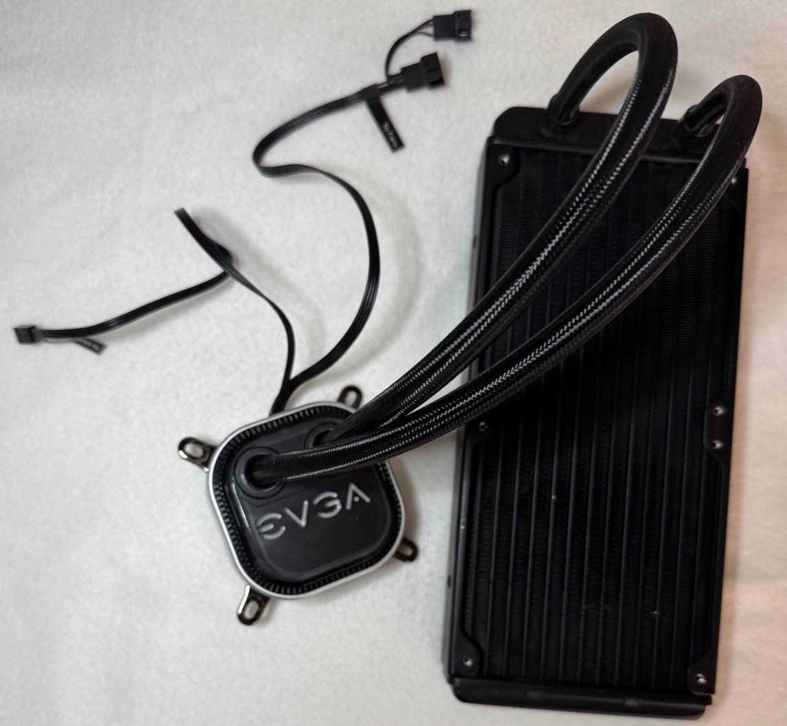 EVGA CLC 240 400-HY-CL24-V1 240mm AIO CPU Cooler Tested No Fans
