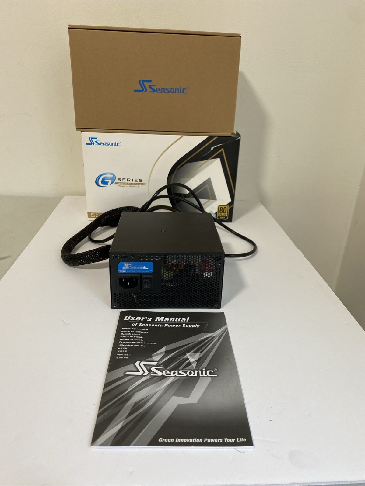 Seasonic G Series 80 Plus Gold 550W SSR-550RM Power Supply WORKS