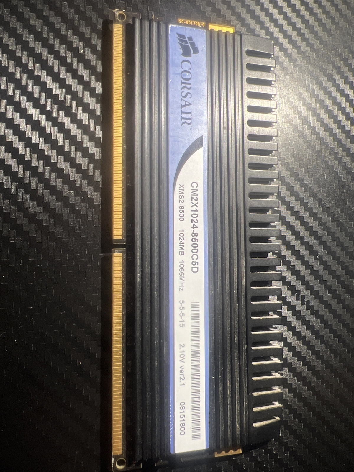 Corsair Dominator 1 GB – CM2X1024-8500C5D 1GB XMS2 PC2-8500 DDR2 1066MHz CL5
