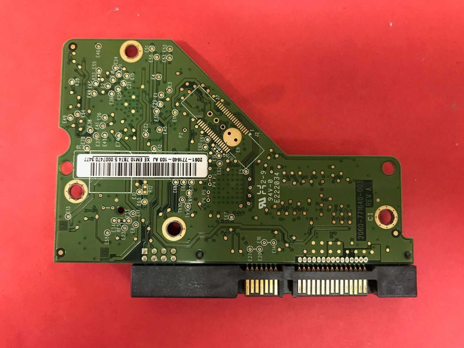 ▶️Western Digital PCB Circuit Hard Drive Controller Board 2060-771640-003 REV A
