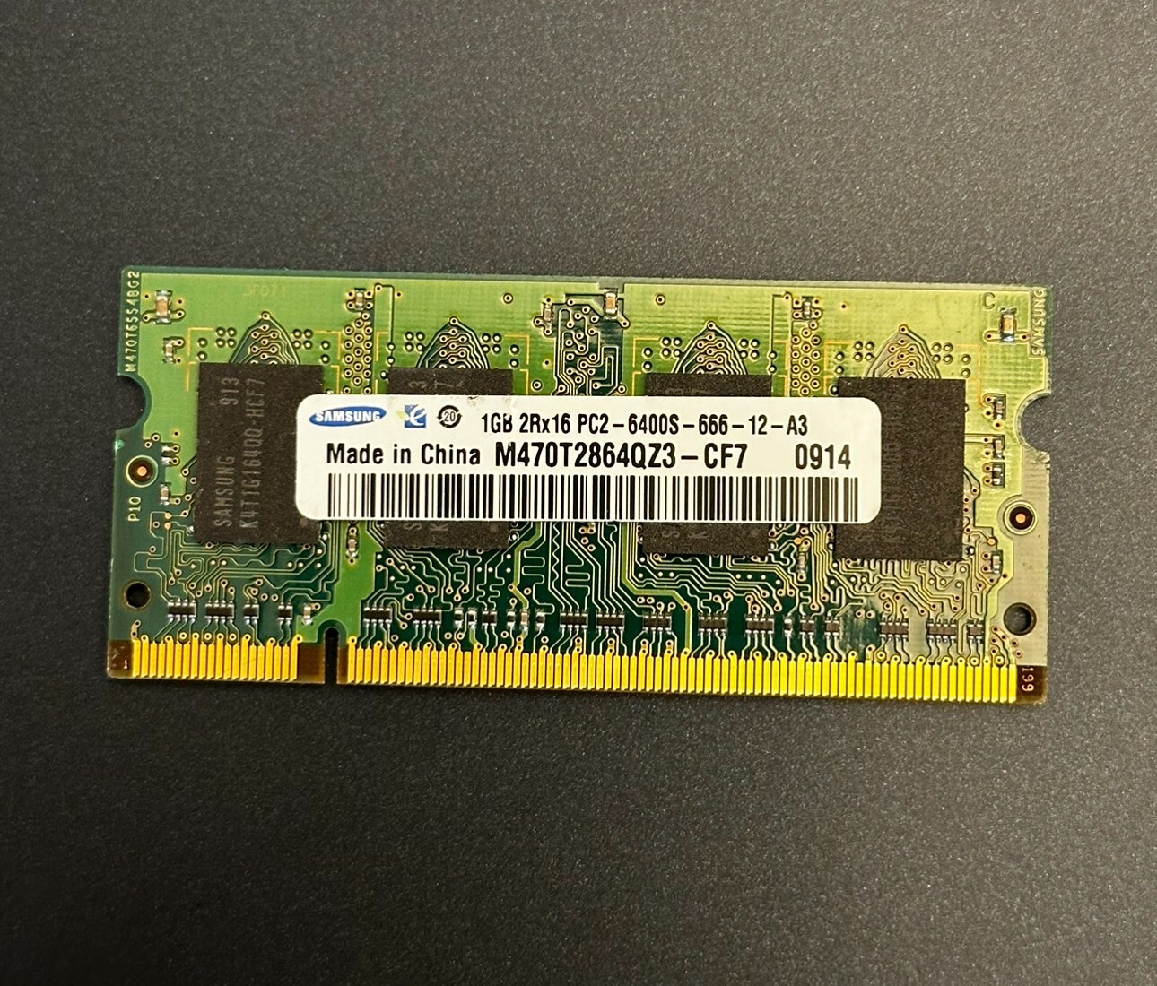 4GB (4 x 1GB) DIMM 800 MHz PC2-6400 DDR2 Memory – Samsung