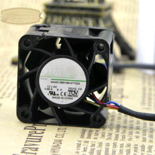 1pc W40S12BS1B5-07T023 fan 4028 4pin 12V 0.66A