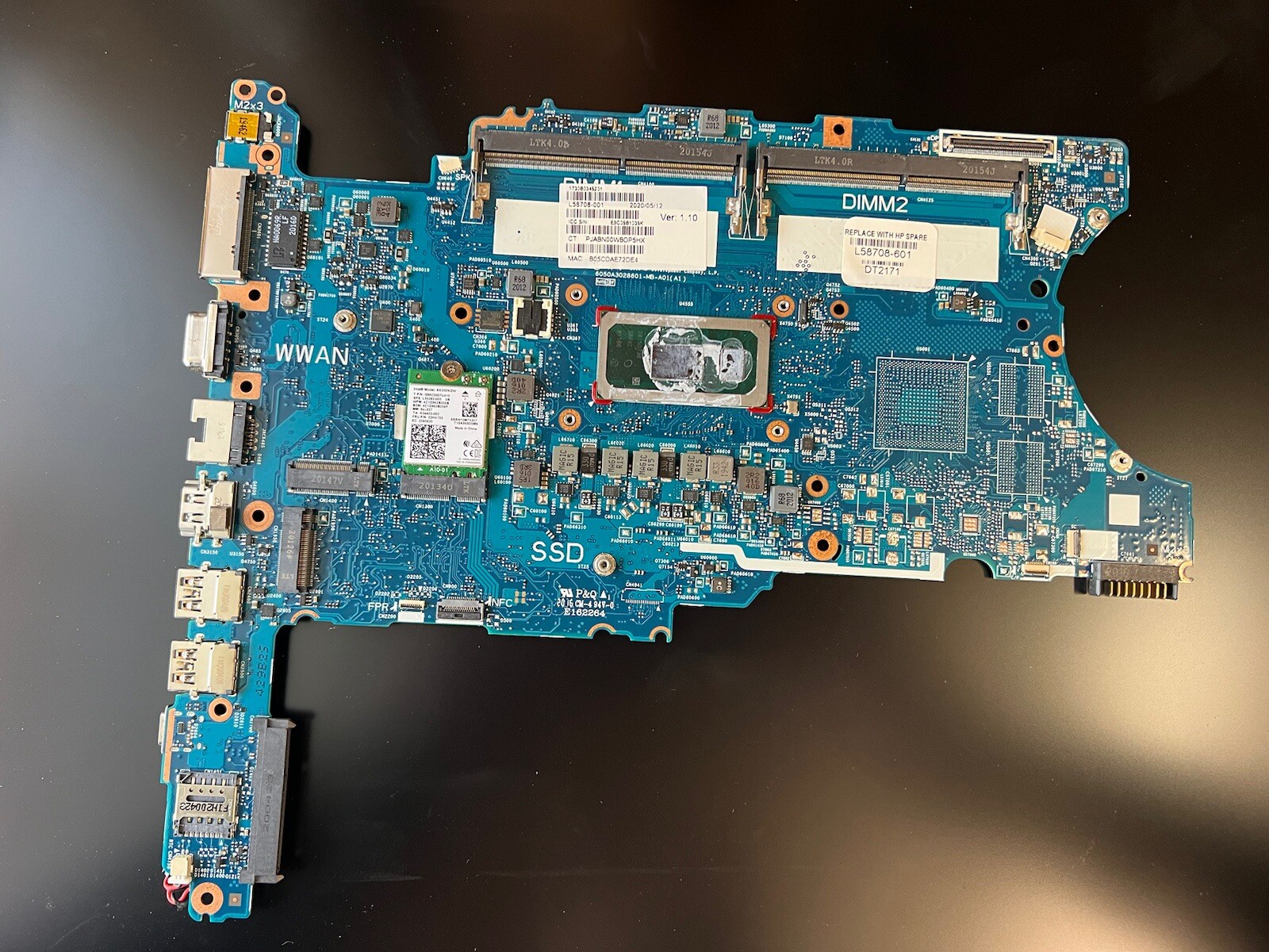 HP ProBook 640 G5 i5-8365U 1.6GHz Motherboard L58708-601 Fast Shipping