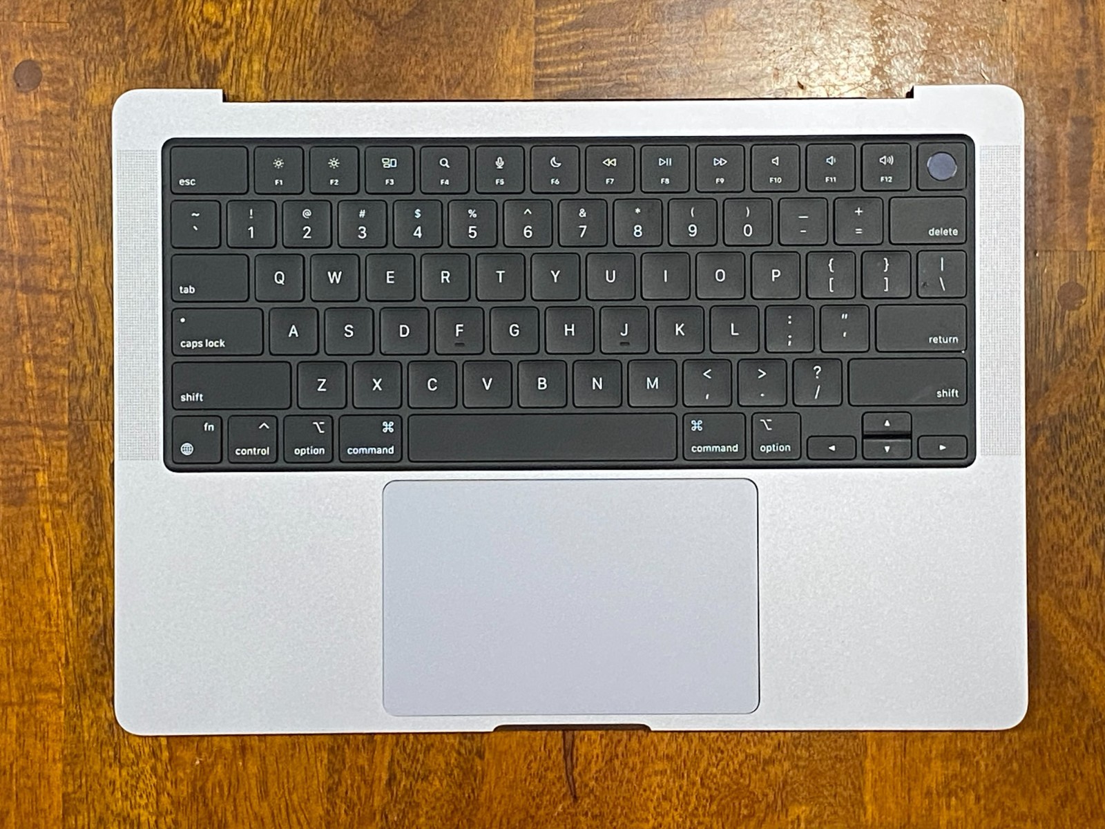 OEM Apple MacBook Pro 14″ M1 2021 A2442 Top Case Keyboard Palmrest Gray – A