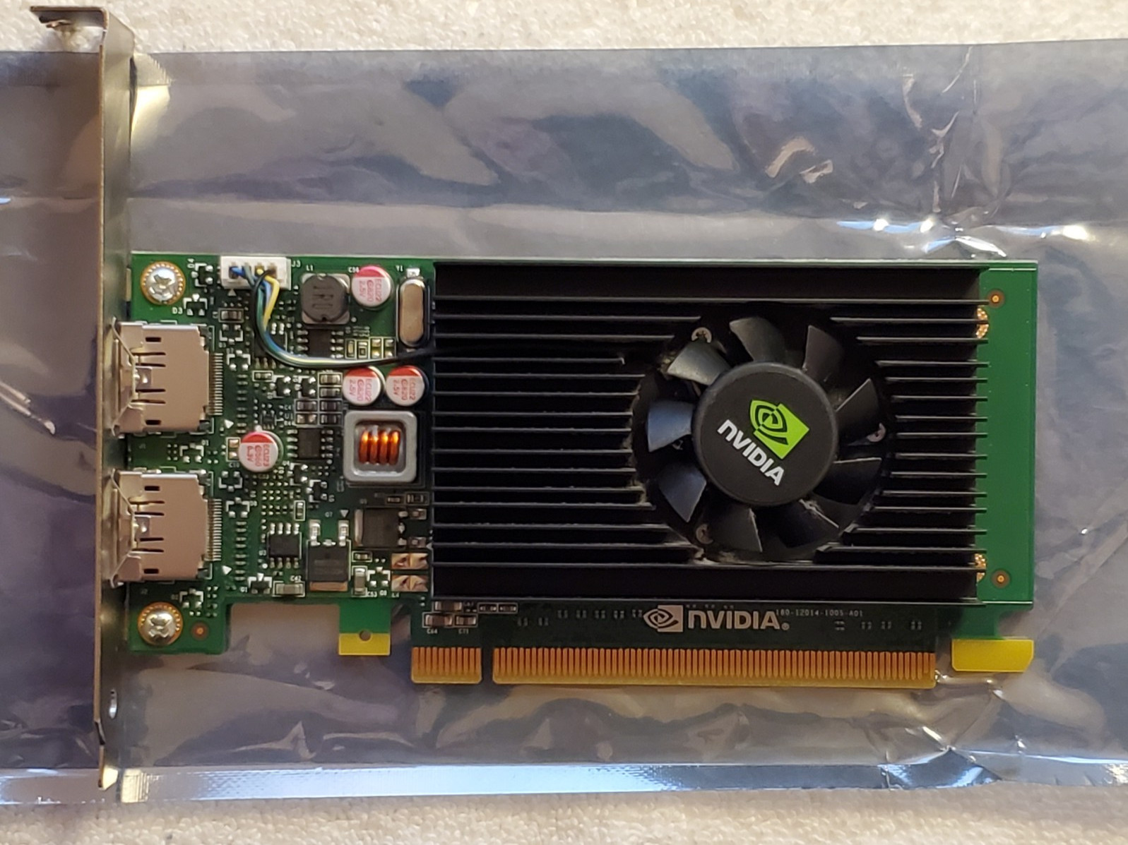NVIDIA NVS310 512MB GDDR3 P2014 Video Card PCIe, 2-DisplayPort ports