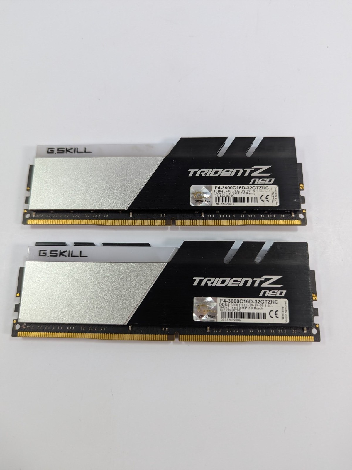 G.Skill Trident Z NEO Series 32GB (2x16GB) DDR4 RAM 3600MHz (F4-3600C16D-32GTZN)