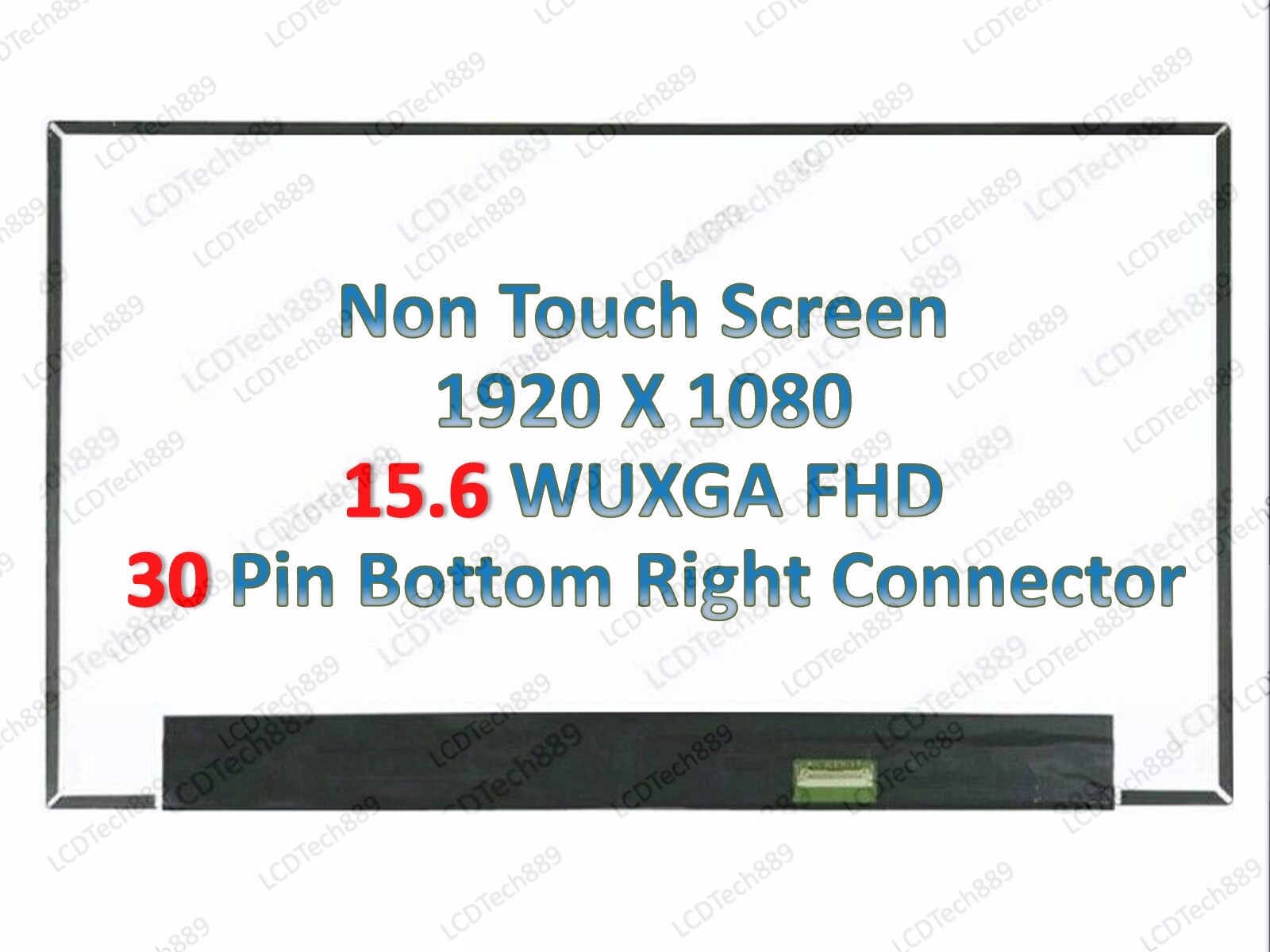 New Display Dell DP/N 8CHWF 08CHWF LCD LED 15.6″ FHD IPS Non-Touch Screen Panel