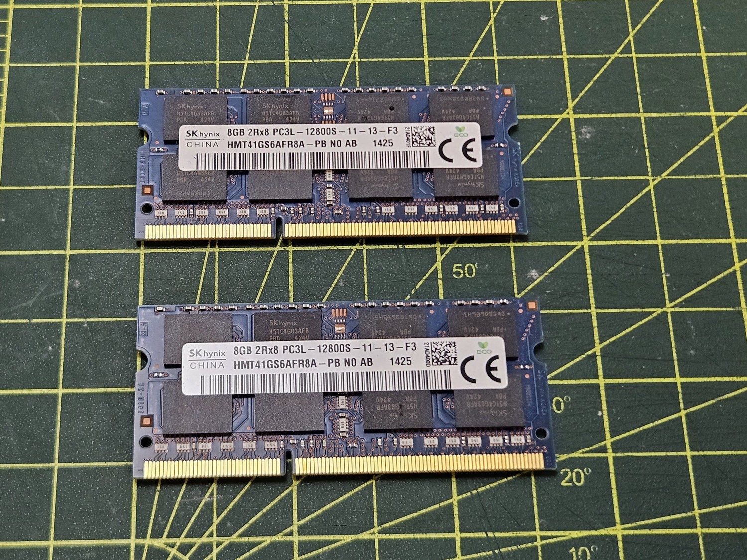 SK HYNIX 16Gb (2x8Gb) 2Rx8 DDR3 PC3L-12800S RAM MEMORY HMT41GS6AFR8A-PB