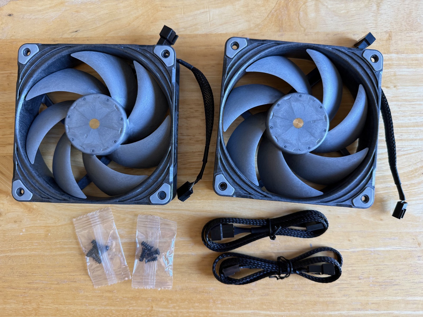 2x Phanteks T30-120 Premium High Performance PWM Computer Fans