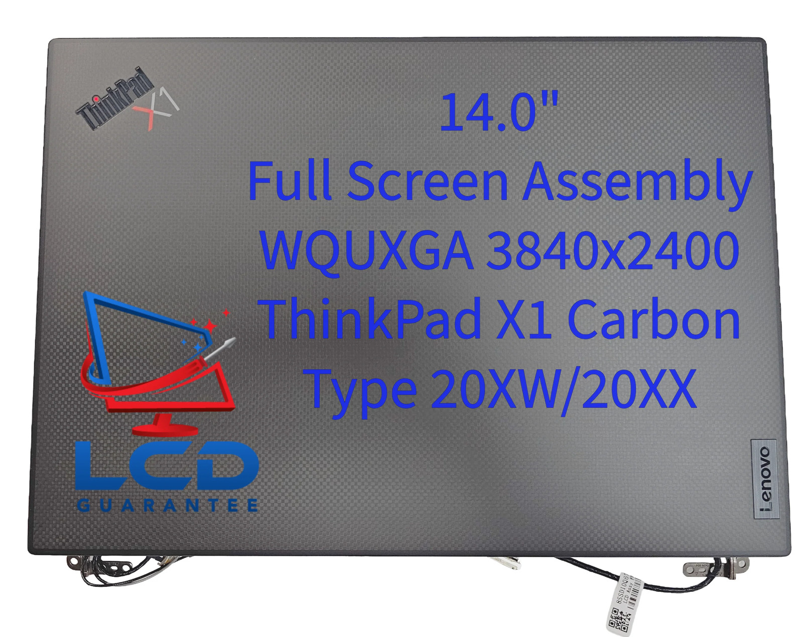Lenovo ThinkPad X1 Carbon 20XX 14″ WQUXGA 3840×2400 60Hz Non Touch LCD Screen