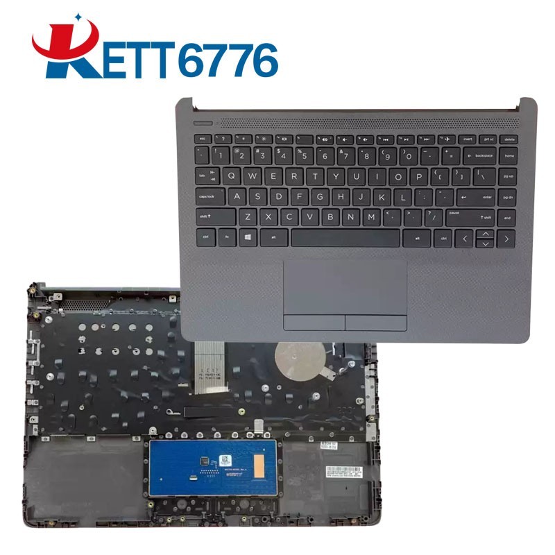 For HP 240 245 246 G8 14-CF 14-DK Palmrest Cover Case Keyboard Grey M23367-001