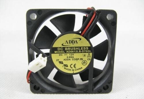 ADDA AD0612LB-D70GL 60mm 6015 12V 0.09A cooling fan 2pin