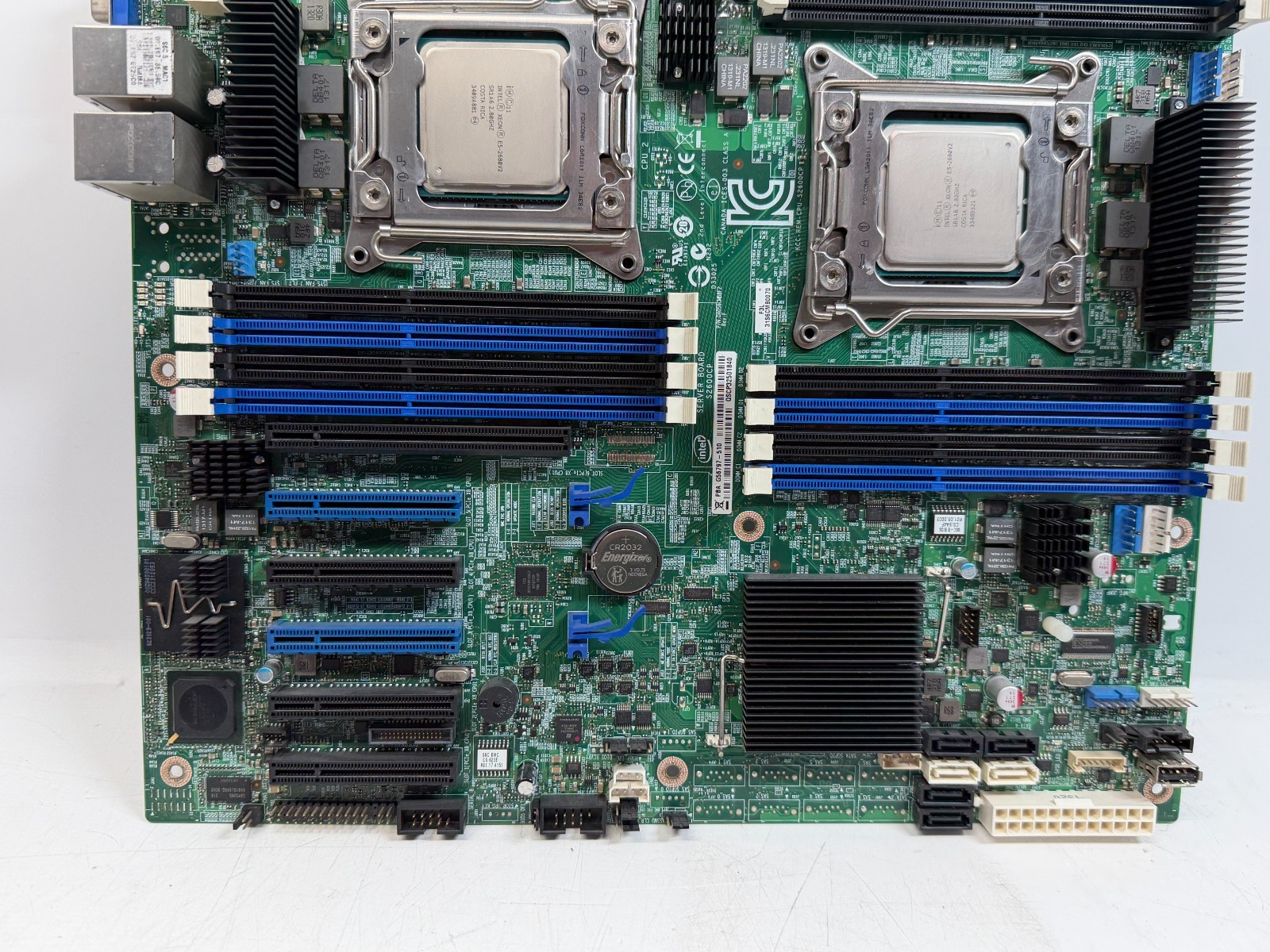 Intel S2600CP2 G56797-510 Intel LGA 2011 2x Xeon E5-2680V2 DDR3 ECC