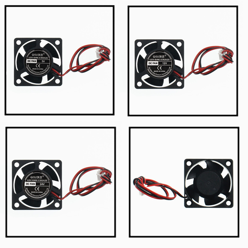 4020 DC Brushless Cooling Fan Mini Silent Fans 3.7/5/9/12/18/24V 4000RPM-9000RPM