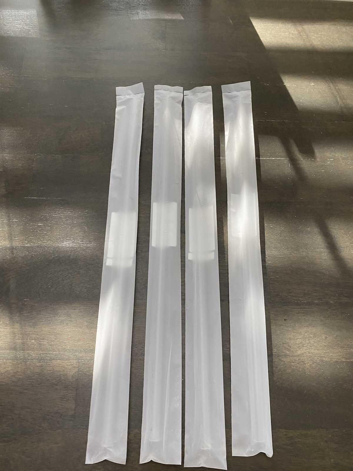 Bitspower None Chamfer Crystal Link Tube, 14mm, 500mm, Clear, 4-pack