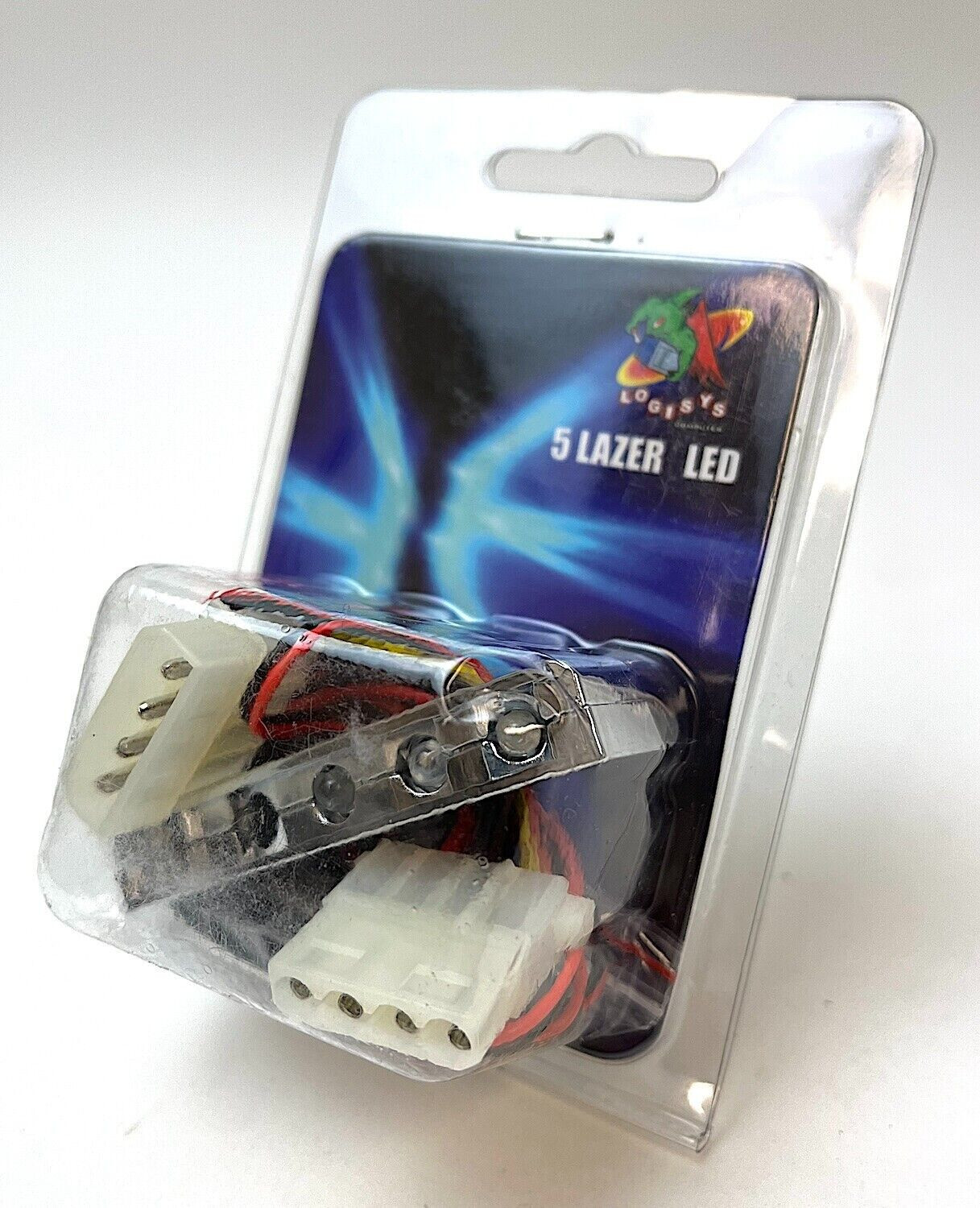 Logisys MDLED5RGB Blue Red Green 5 Lazer 4-Pin LED Computer Case Lights