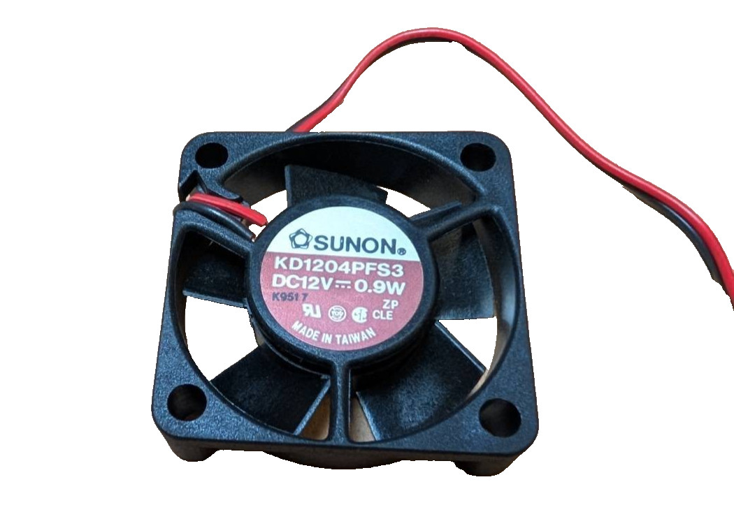 Sunon KD1204PFS3 40mm x 10mm 12V 0.9W Cooling Fan 2-Wire