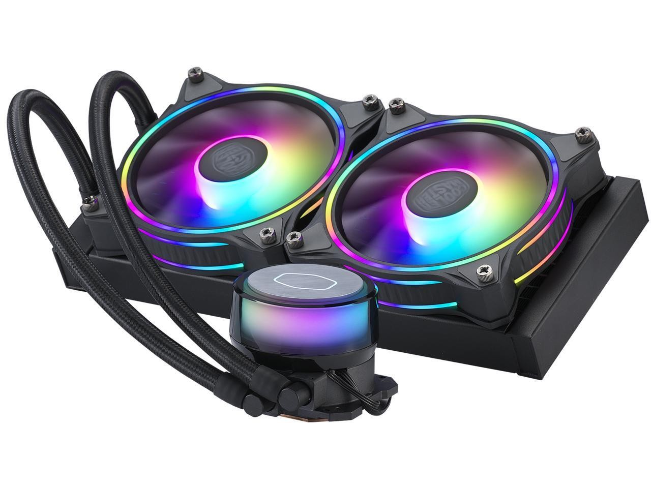 CoolerMaster MasterLiquid ML240 Illusion, Translucent Dome, 3rd Gen Dual Chamber