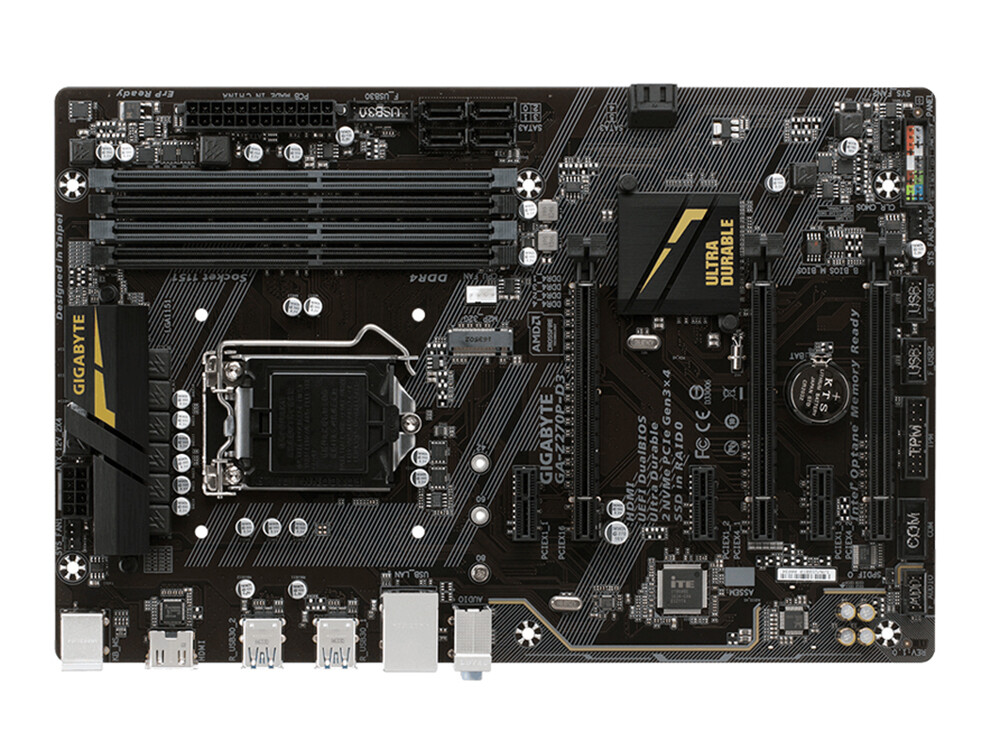 GIGABYTE GA-Z270P-D3 LGA 1151 DDR4 USB3.1 SATA3 Intel Z270 ATX HDMI Motherboard