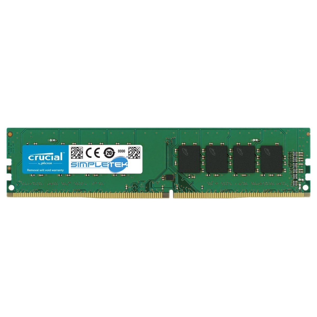 Crucial Ddr4 16gb 2666mhz Memory Bank Module Ram Dimm Desktop Non-ecc_